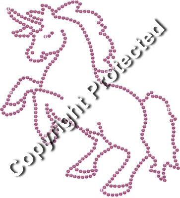  Rhinestone Unicorn (Pink)