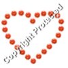 Rhinestone Heart Outline 