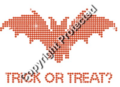 Rhinestone Halloween Bat - Red