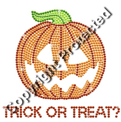Rhinestone Pumpkin